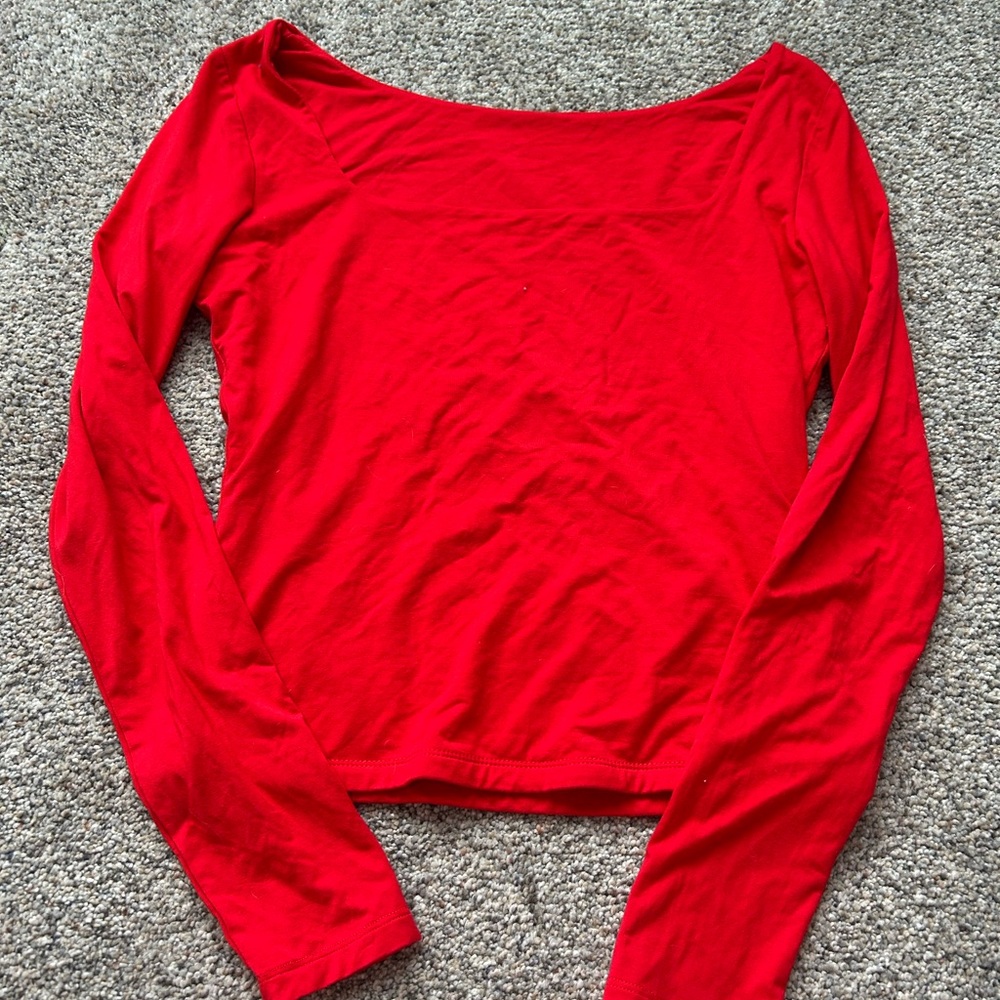 red long sleeve